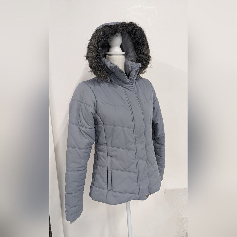 Columbia women’s small ski jacket and pants Smokey Grey/Blue